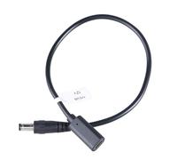 Dcaknri 11.8in Type C to DC5525 Power Cord USB C Female to 5.5mmx2.5mm Male 9V 12V 15V 20V Adapter Cable Line for Camera for Fan LED Light Routers