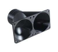 Dcaknri 2 in 1 Air Outlet Heat Dissipation Gathering Vent for 4cm/6cm Fan for Airflows Direction Fan Attachment Accessory Duct Adapter