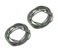 Dcaknri 2 Pièces 0.5mm/0.8mm Plates-Formes Tubes Plates-Formes À Cheveux Faisant des Tubes De Crochet Pêche pour Les Systèmes Clips Sécurité Manchon Tube Tuyau Protecteur Ligne Pêche