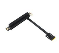 Dcaknri 270 Degrés Double Clé PCIE 16X Adaptateur Câble Risers Connecteurs d'alimentation Risers Câble pour Testeur Extender Flexible PCIe Extender