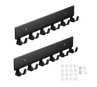 Dcaknri 2pcs Space Saving Entryway Keys Rack Practical Wall Mount Key Holder For Corridors And Office Keychain Organizers Living Room Key Organizers