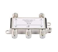Dcaknri 5-2400MHz 4 voies pour câble coaxial numérique répartiteur 4 canaux antenne satellite T pour intérieur numérique