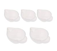 Dcaknri 5 PCS DIY Crystal Drop Glue Mold Cup Sub-Pack Cup Silicone Reusable Craft Tools for Fondant Candy Crystal Jelly Resin Kit and Supplies for Beginners