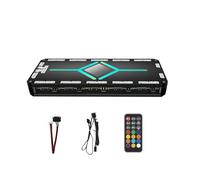 Dcaknri 5V 3Pin ARGB and Fan Hubs with 12 Slots Remote Controls Attachment for Desktop Customization