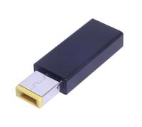 Dcaknri Adaptateur de Conversion USB C Port carré à Rapide Convertisseur de Type C PD100W Connectez Plusieurs appareils de Puissance Facilement fiable avec USB C Port carré