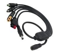 Dcaknri Adaptateur De Sûr avec Protections Contre Les Surintensités DC7909 Femelle 60 DC5521 DC6530 Cordon pour Alimentation Sécurisée Chargeurs Portables