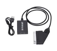Dcaknri Adaptateur universel péritel mâle vers HDTV femelle Plug and Play alimenté par USB pour plusieurs appareils, meilleure image péritel vers HDTV