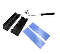 Dcaknri Advanced Heat Solution for 2280 NVMe Drive Optimized Airflows Design Reduces 5℃-30℃ Operating Temperatures Cooling Vents for Solid Disk