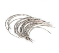 Dcaknri Aiguilles pour Matelas Incurvées 25 Pièces/Ensemble Aiguilles À Coudre À La Main pour Rembourrage Assortiment De Perles Domestiques Fausses Perles