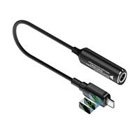 Dcaknri Aluminum to USB C Adapters Toolless Installation Wear Resistant Structure for Outdoor Professional Data Power Charging Extension Cord Converter