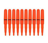 Dcaknri Bâton Lumineux LED pour Canne À Poisson Lampe D'alarme pour L'extérieur Étanche Pointe De Pêche Matériel De Pêche Accessoire 10 Pièces