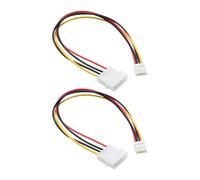 Dcaknri Big 4Pin to Small 4Pin Power Supply Cable to Floppy Drive Adapter Floppy Drive Connector Cord for Computer PC Computer Power Connector