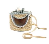 Dcaknri Bird Carriers Hamster Travel Bag Front Mesh Window Good Ventilation for Squirrels Hedgehogs Sugar Gliders Breathable Pet Sleeping Pouch