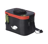 Dcaknri Boîte De Matériel De Pêche Seau À Poissons Vivants Pliable avec Poignée Boîte À Poissons Vivante Intégrée Portable Seau De Transport De Poissons EVA