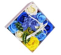 Dcaknri Boîte Décorative De Fleurs Artificielles Étui À Bijoux Boîte De Rangement Légère Conteneur Élégant Emballage De Qualité Supérieure