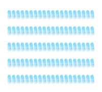 Dcaknri Bouchon De Flotteur Ovale en Caoutchouc 100 Pièces Connecteurs De Bouchon De Flotteur Ligne Coulissante De Haricot Spatial Outil De Matériel Indicateur De Pêche À La Mouche