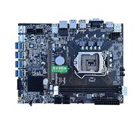 Dcaknri BTC B75 Mining Motherboard LGA1155 8xPCIE to USB3.0 Support 8 GPU Graphics Card DDR3 DIMM ETH Bitcoin ETH Miner Rig BTC Mining Motherboard with CPU