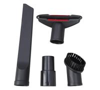 Dcaknri Buse de brosse 4 en 1 pour la maison, suceur plat, escalier, kit d'outils de 32 mm, kit de filtre de pièce de buse, tube flexible, brosse de nettoyage télescopique, lavable, tuyau de contrôle