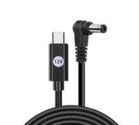 Dcaknri Câble De d'alimentation Intelligent USB C DC5521 pour La Prévention des Surcharges Et des Courts-Circuits Garantissant La Sécurité De L'appareil Câble en PVC
