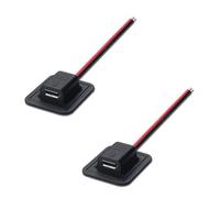 Dcaknri Câble d'extension d'alimentation multiinterface pour sac à dos Thermals Pad Electronics DC 5,5 x 2,1 mm DC 3,5 x 1,35 mm Connexion Couture Femelle Câble