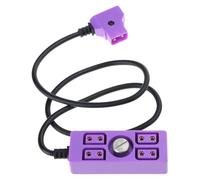 Dcaknri Câble répartiteur D-Tap mâle vers 4 ports femelles D-Tap Adaptateur d'alimentation pour plusieurs appareils avec une seule prise Dtap