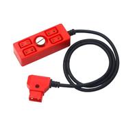 Dcaknri Câble répartiteur D-Tap mâle vers 4 ports femelles D-Tap Adaptateur d'alimentation pour plusieurs appareils avec une seule prise Dtap