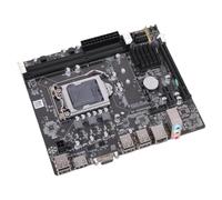 Dcaknri Carte Mère D'ordinateur Hautes MicroATX H61 Compatible avec Les Processeurs Socket 1155 10 Ports USB