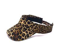 Dcaknri Casquette de baseball réglable en coton vintage pour femme pour protection contre le soleil imprimé léopard vide Top classique Hip Hop pour Sun Viso Tennis Cap