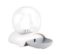 Dcaknri Cats Water Fountain 2.8L Automatic Pet Dog Water Dispenser for Various Pets Indoor Safe Plastics Clear Ball Container Bowls for Food and Water Food Bowls Bowls with Stand Mess Free