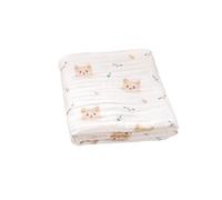 Dcaknri Couverture en coton doux pour bébé - Serviette de bain polyvalente - Utilisation comme serviette ou couverture d'allaitement - Taille L - Pour enfants de 0 à 3 ans