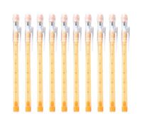 Dcaknri Crayons empilables pop-up avec gomme sur le dessus, multicolore, translucide, multi-points, ne s'aiguisent pas