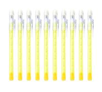 Dcaknri Crayons empilables pop-up avec gomme sur le dessus, multicolore, translucide, multi-points, ne s'aiguisent pas