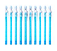 Dcaknri Crayons empilables pop-up avec gomme sur le dessus, multicolore, translucide, multi-points, ne s'aiguisent pas