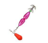 Dcaknri Crochet De Calmar Double Couche Perles Colorées Pivotantes Gabarits Parapluie Manches De Seiche Pêche Perles Colorées Pivotantes Crochet De Gabarit