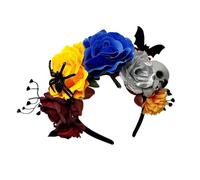 Dcaknri Dark Series Serre-tête en forme de rose pour Halloween et défilés de vacances