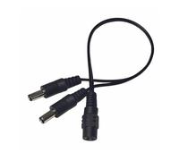 Dcaknri DC5.5x2.1mm Female to Male Power Splitter Cable for LED Lights and Surveillances Cameras Power Adapter Cord