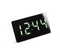 Dcaknri Digital Clock Large Display LED Electric Alarm Mirrored USB Ports Modern Decorations for Car Decorations Table