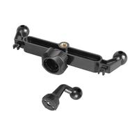 Dcaknri Double séparateur de rotule de 17mm avec Extension 1/4 Supports de Voiture équipement de Diffusion en Direct réglage de Plusieurs Angles