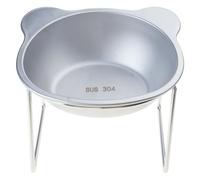 Dcaknri Easy Storage Pet Bowl Indoor Outdoor Portable Feeding for Healths Eating Fashion Cats Food Station