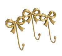 Dcaknri Elegant Bowknot Designs Wall Hook Rustproof Alloy Construction for Coat Hats Towels Wall Hook for Storage