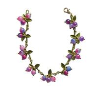 Dcaknri en Perles De Feuilles À La Mode pour Femmes Vintage Feuille Canneberge Bijoux Fête Élégants Beaded Bracelets for Men