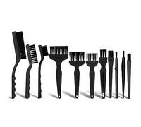 Dcaknri Ensemble De 11 Brosses Antistatiques Kit De Nettoyage Électronique Nettoyer en Toute Sécurité pour Les Claviers Cartes Mères Et Autres Petites Brosses Kit De Nettoyage De Téléphone