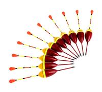 Dcaknri Ensemble De Flotteurs De Pêche À La Carpe Bouée Bâton De Bobber pour Matériel De Pêche Vertical 2#4.5g 10 Pièces