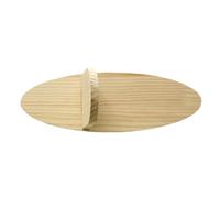 Dcaknri Étagère murale créative en bois massif de forme ovale pour plantes, support de rangement flottant pour décoration d'intérieur et économie d'espace
