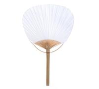 Dcaknri Éventails pliables avec poignée en papier pour peinture à la main créative pour ventilateur de voyage et de rangement