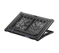 Dcaknri Foldable Practical Laptop Cooling Stand Adjustable Heights for 13 to 17 inch Notebooks Construction Cooling Pad Stand for Laptop