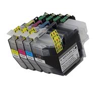 Dcaknri Fourniture d'encres en Grands volumes La Construction ABS garantit l'imagerie dans Un Environnement de Travail occupé LC406XL Cartouche d'encre Haute capacité Matériaux ABS