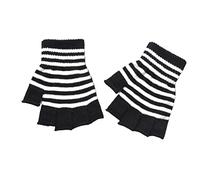 Dcaknri Gants De Tricot D'hiver Mignons Et Chauds Pour Femmes Demi-doigt Épais Écran Ski En Plein Air Couleur Assortie Pour Femmes Tricoté Unisexe Conception Correspondance Des Couleurs