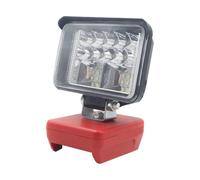 Dcaknri High Bright Output LED Work Light for Outdoor Job Sites for 18V Battery Compatibility and Adjustable Lighting Mode Portable Work Light