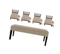 Dcaknri Housse de siège de bancs en corde élastique imperméable et anti-déversement pour usage familial